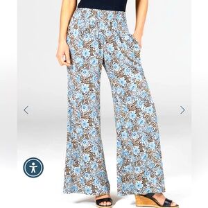 KiraGrace Portofino Travel Pant Super Comfy! Anti-wrinkle Beautiful Floral Print